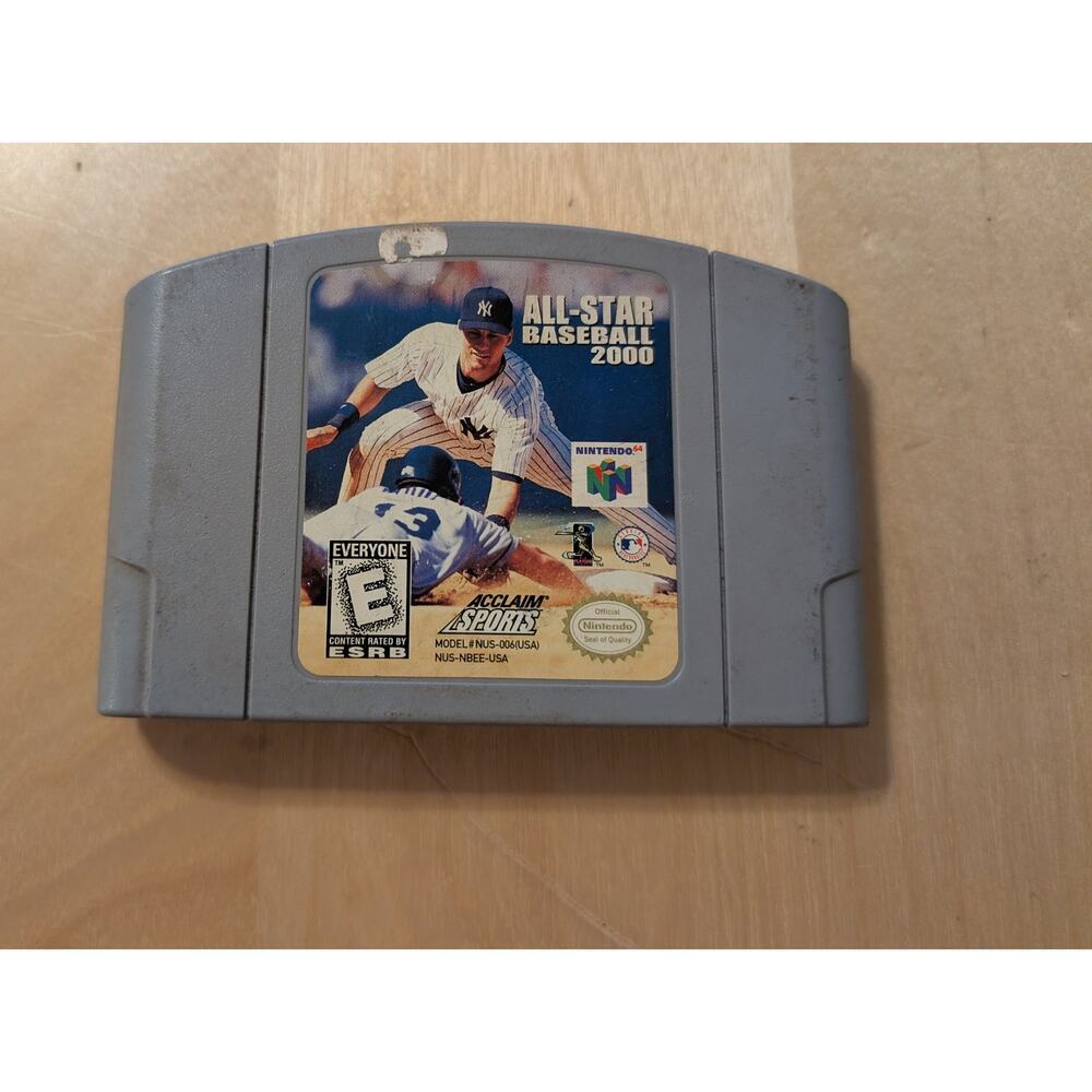 🎃N64 All Star Baseball Game Cartridge